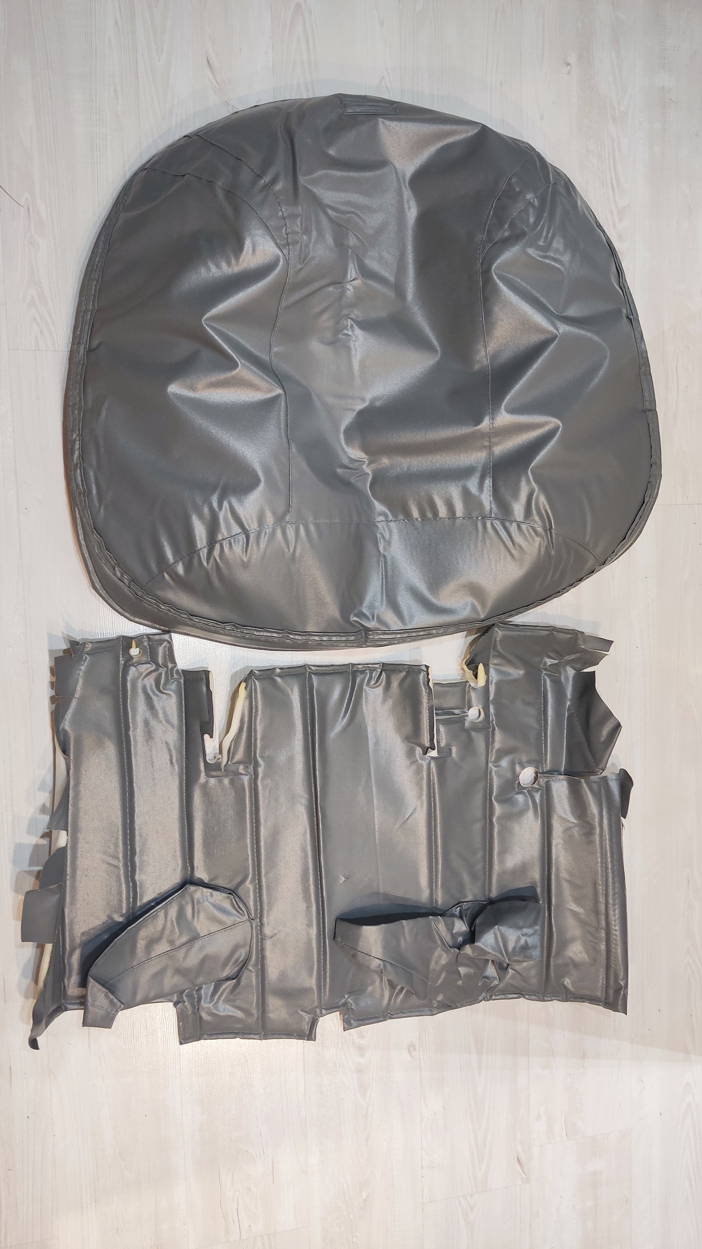 Cover kit for levers and hood UAZ 452 Buhanka (Gray) 3741-00-8402001-12