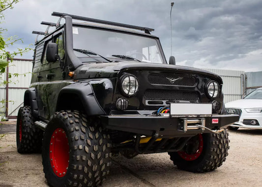 UAZ 452, 3909, 3741 Buchanka, UAZ Hunter,  Set of protective grilles for lights - Miles Car parts & accessories