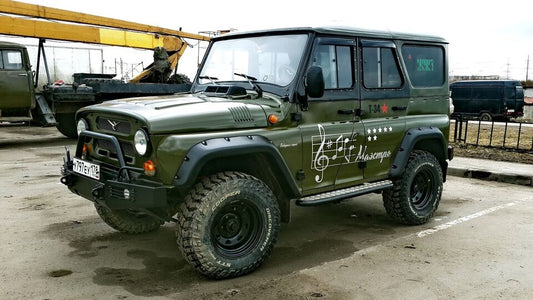 Fender Flare Extensions Trim (kit 4 pc) for UAZ 469, 3151, Hunter - Miles Car parts & accessories