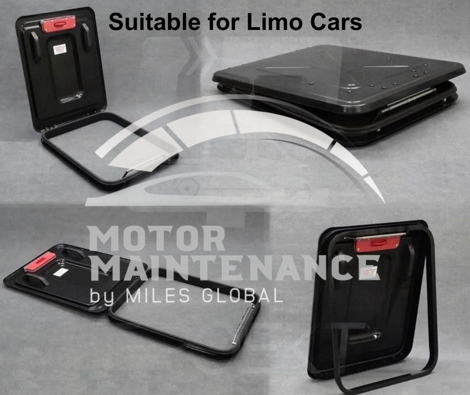 Universal Plastic Car Sunroof (602-722mm)(23.70-28.42inch) "limo cars" - Miles Car parts & accessories