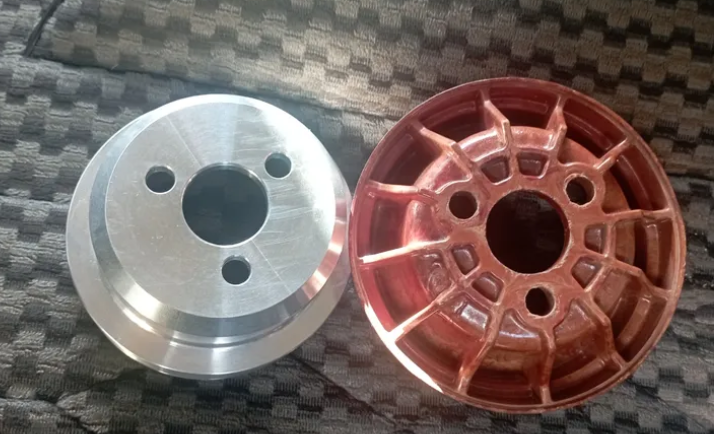 Pulley water pump (aluminium) 100 mm, UAZ Hunter, Bukhanka 2.7L 406-1308025-100