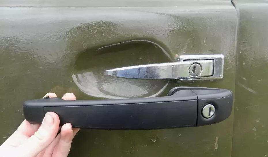 Door opening handles "new" UAZ 452, Bukhanka (kit 4 pcs) - Miles Car parts & accessories