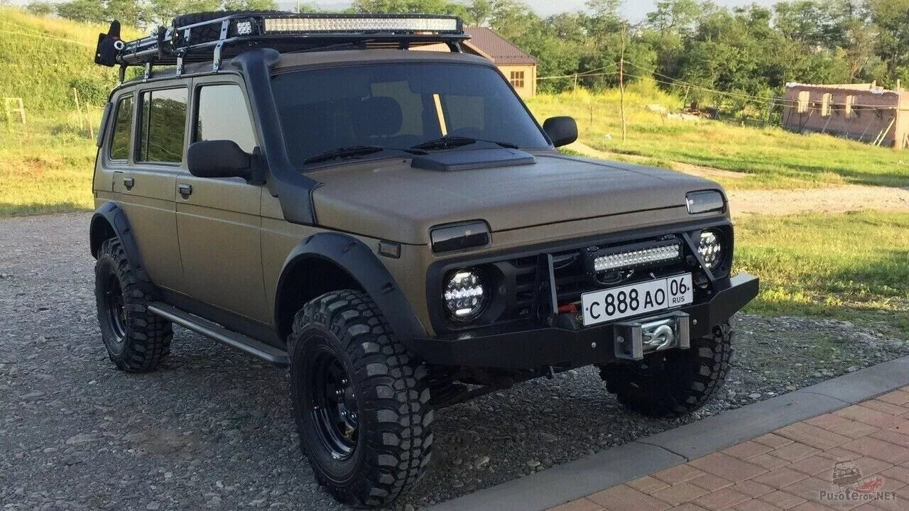 Fender Flares 70mm for LADA NIVA 2131 (CUTTED WHEEL ARCHES) - Miles Car parts & accessories