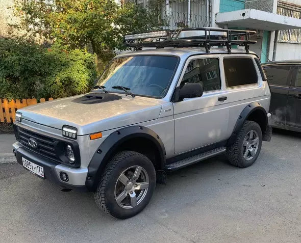 Fender trims plastic (4 items) for Lada Niva - 3 doors & Plastic bumpers URBAN