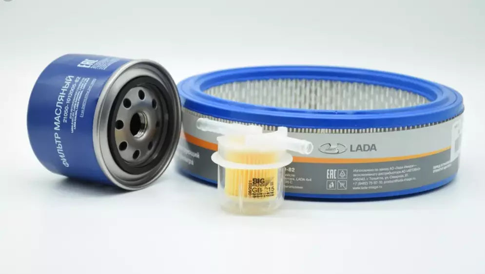 LADA 2101-07, Lada Niva 2121, 21213 Filter kit (air, oil, fuel) - Miles Car parts & accessories