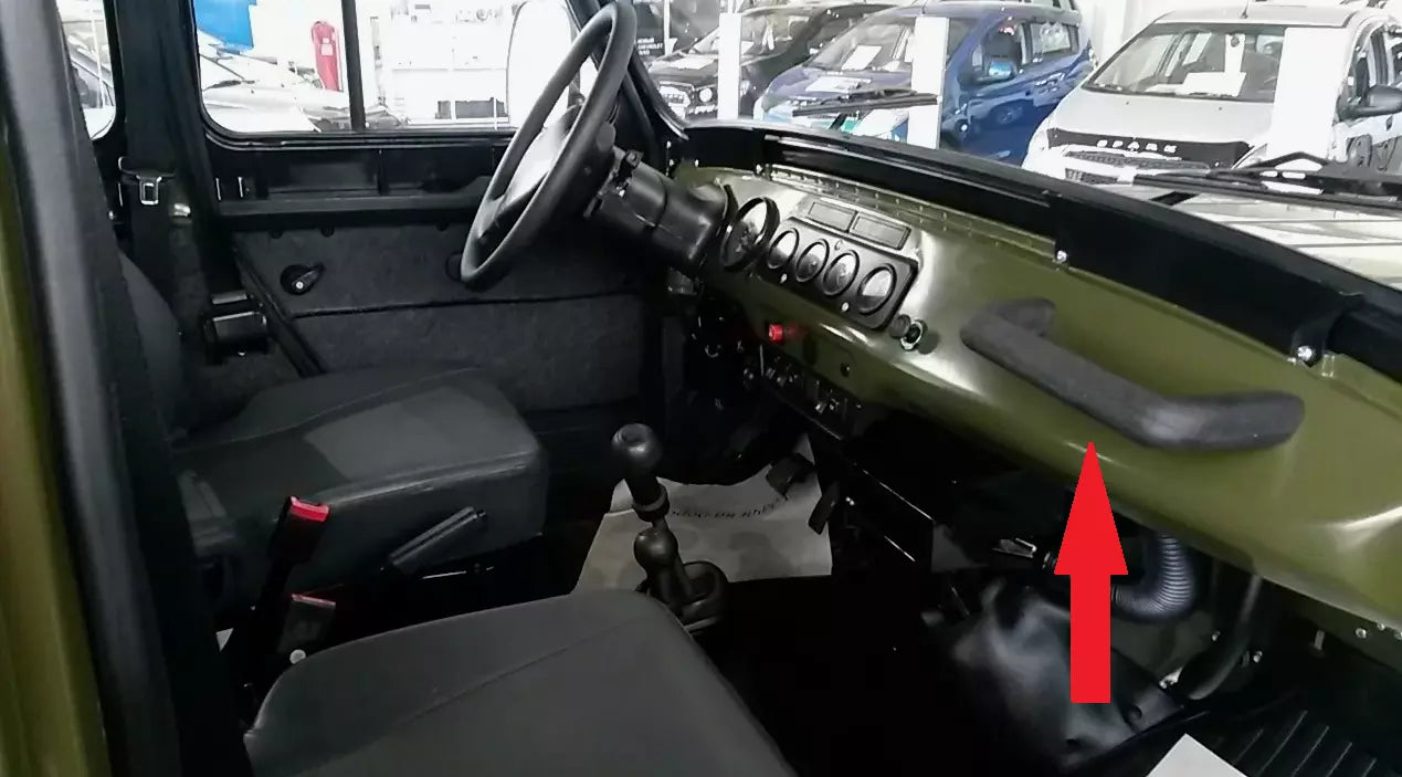 Passenger handrail UAZ 469, 3151, Hunter - Miles Car parts & accessories