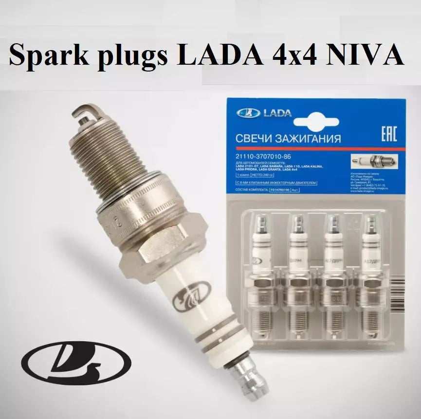 Spark plugs LADA NIVA 21214, 2131, URBAN (21110370701086) - Miles Car parts & accessories