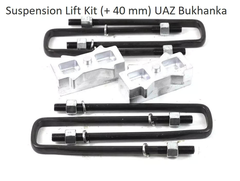 Suspension Lift Kit (+ 40 mm) UAZ Bukhanka (kit, front and rear) - Miles Car parts & accessories