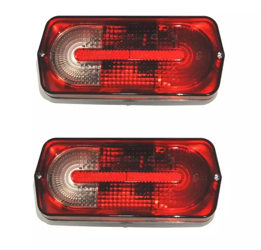 Taillights (GL style, halogen) UAZ 452, 469, Hunter (2 pc) (132.3716-500)