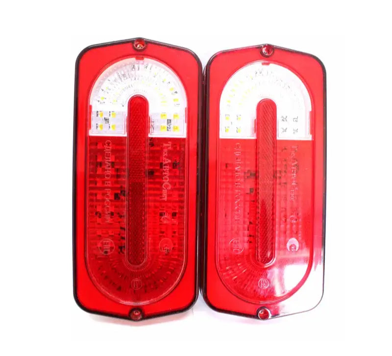 UAZ 469, Hunter, 452, Buchanka LED NEON Tail Lights, GL style, (kit 2pc) - Miles Car parts & accessories