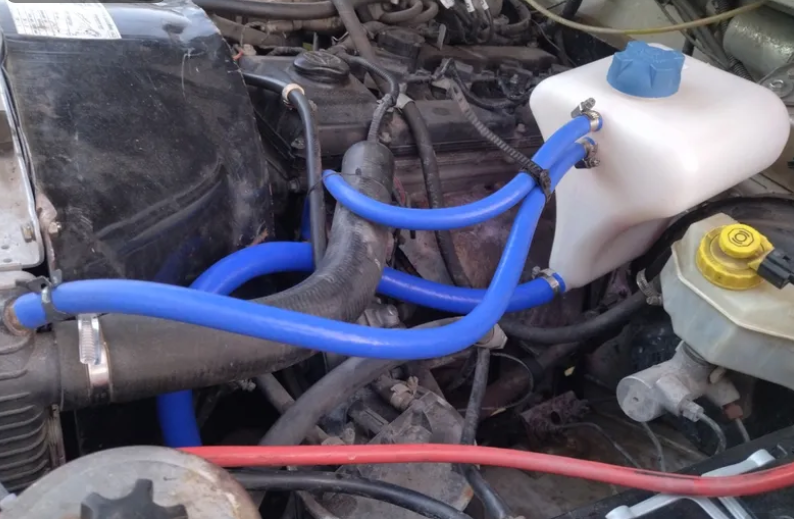 Set of expansion tank pipes silicone UAZ Hunter, Patriot (3pcs) 3163-1311098-00