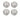 UAZ Hunter, Bukhanka, Patriot wheel caps "white" (set of 4pcs) - Miles Car parts & accessories
