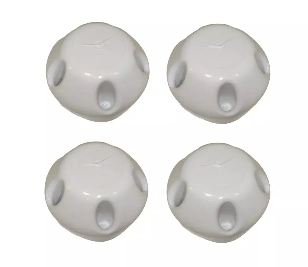UAZ Hunter, Bukhanka, Patriot wheel caps "white" (set of 4pcs) - Miles Car parts & accessories