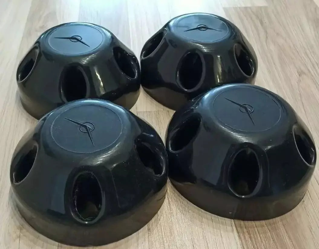 UAZ Hunter, Patriot, Bukhanka Black wheel caps (set of 4pcs) - Miles Car parts & accessories