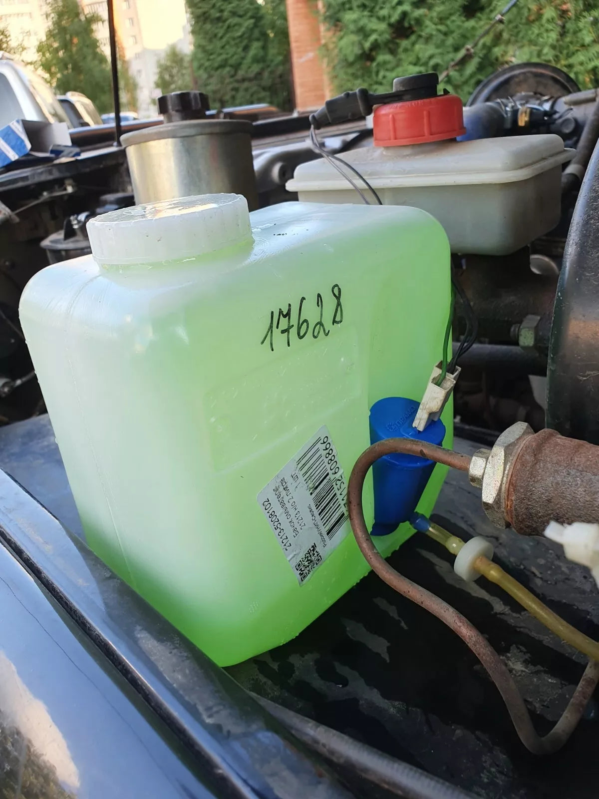 Windshield washer tank with pump (improved) UAZ Hunter - Miles Car parts & accessories