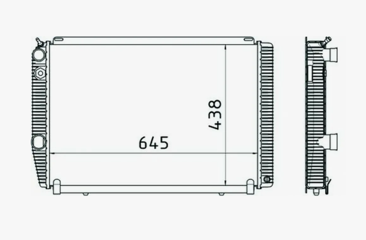 Cooling radiator UAZ Hunter Expedition, UAZ Patriot (31631-1301012)