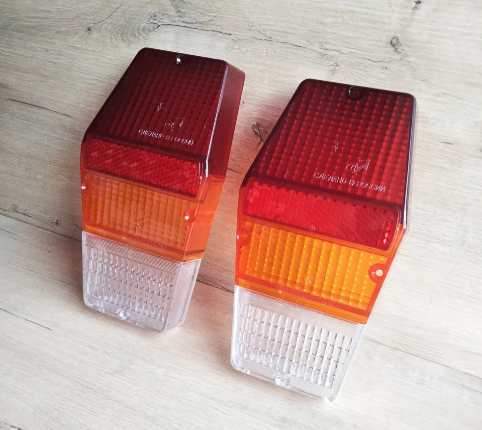 Diffusers of taillights and front blinkers GAZ 24, 2410 (Set)