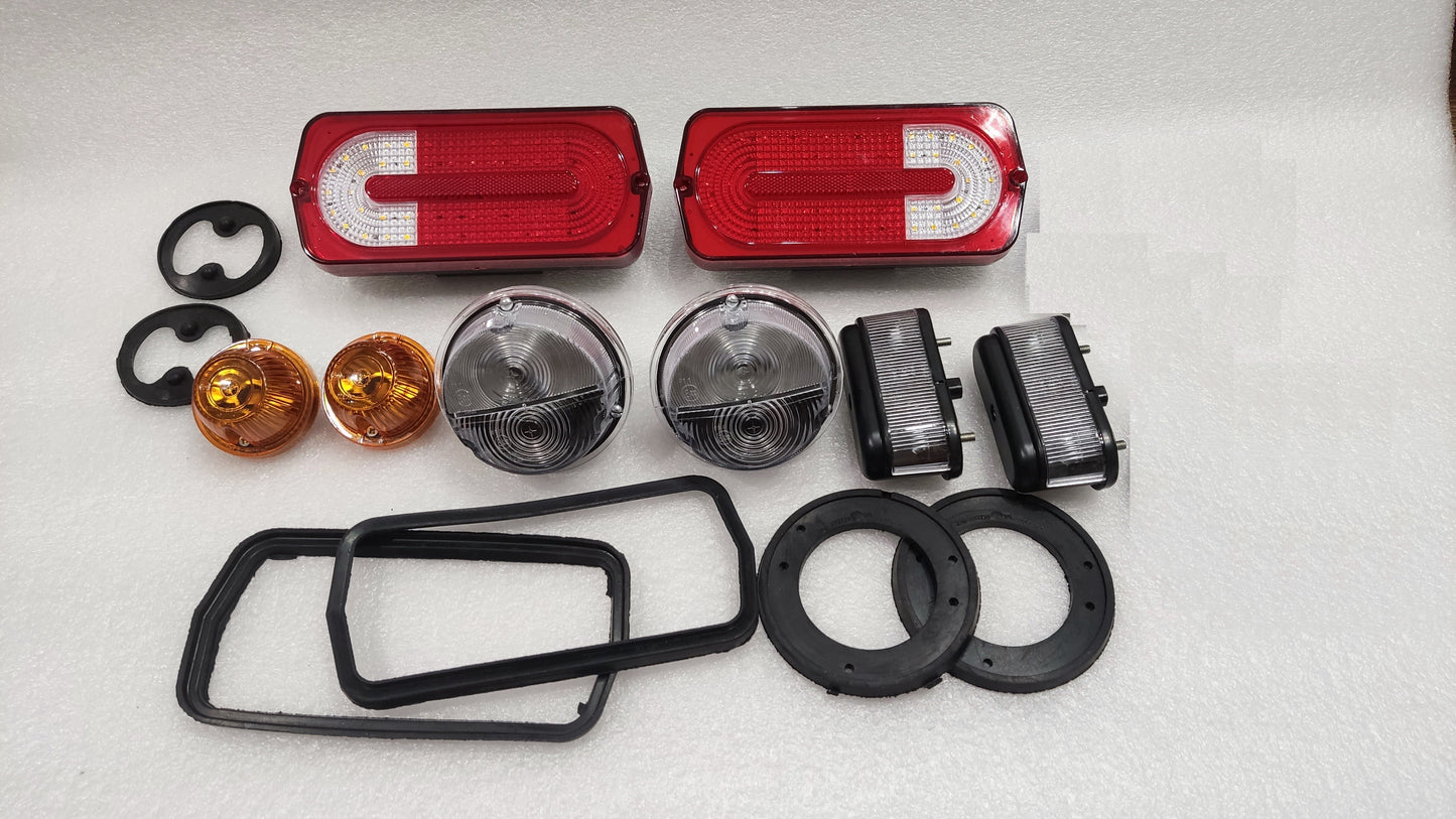 Front and taillight kit UAZ HUNTER (led taillights GL)