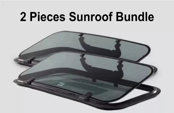 "Manual pop-up universal sunroof for any car 750mm x 360mm" (29.52inch x 14.17inch) (Bundle 2pcs) - Miles Car parts & accessories