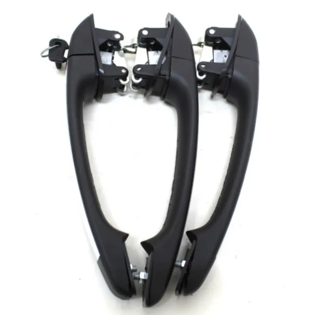 Door opening handles chrome "new" UAZ 452, Bukhanka (kit 3 pcs) - Miles Car parts & accessories