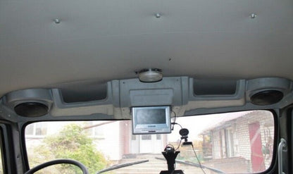 Shelf for radio and speakers (grey) UAZ 452 Bukhanka