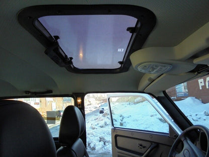 "Manual pop-up universal sunroof for any car 750mm x 360mm" (29.52inch x 14.17inch) (Bundle 2pcs) - Miles Car parts & accessories