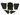 Interior trim UAZ 469 (7 items, artificial leather, black) - Miles Car parts & accessories