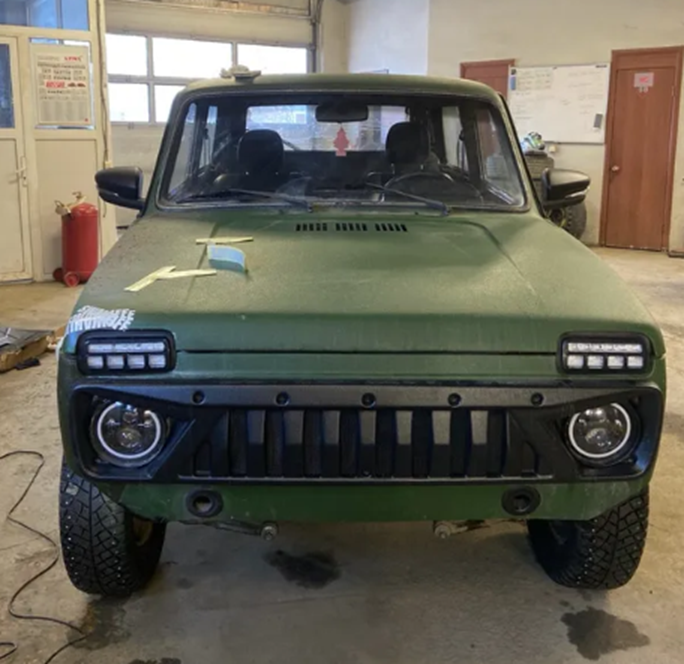 Angry Radiator grille Lada Niva, Urban, 21213, 21214, 2131 (special offer) - Miles Car parts & accessories